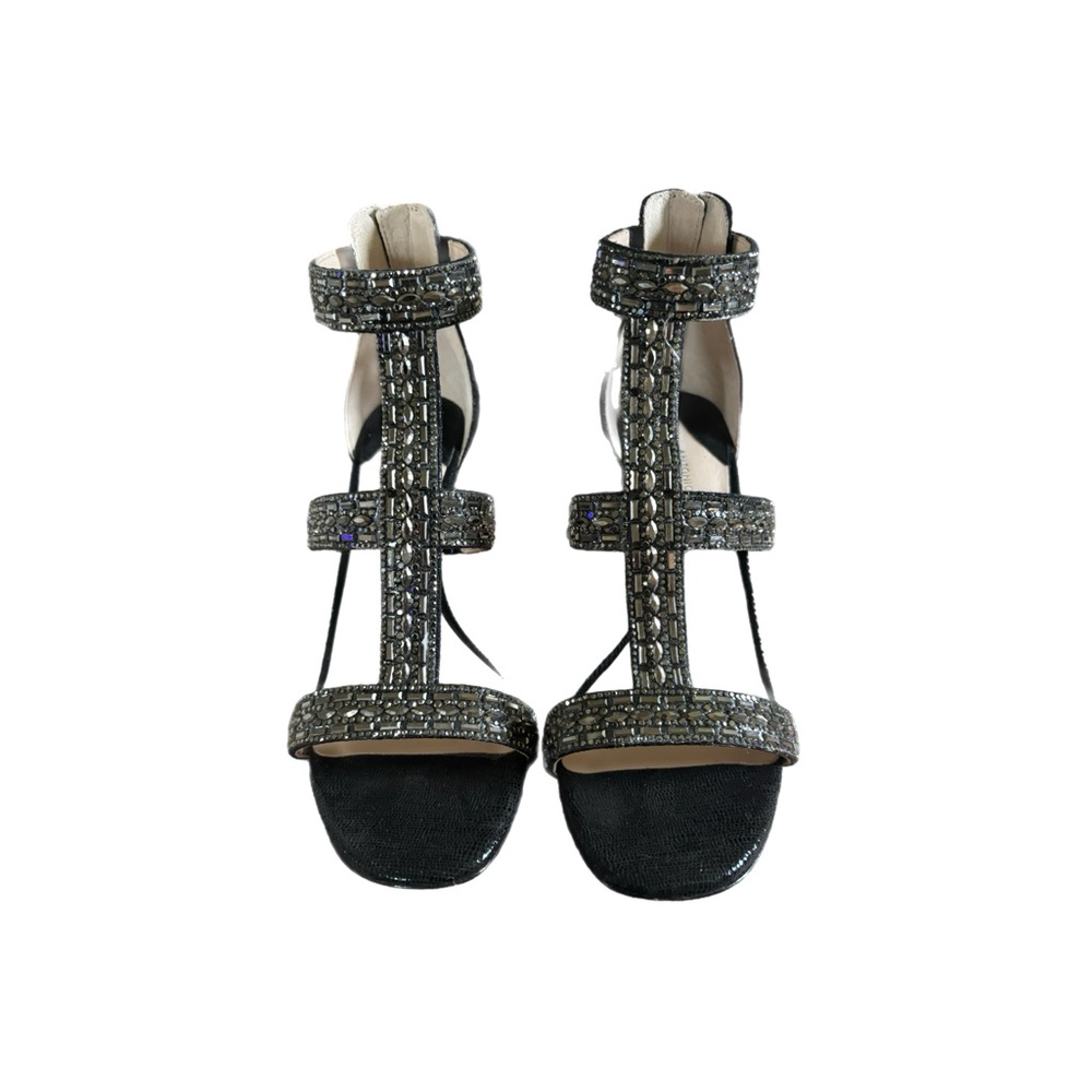 ANTONIO MELANI Black and Silver Heels